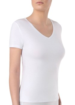 Biały t-shirt damski bawełniany podkoszulek LF 2021, Kolor biały, Rozmiar XL, Conte ze sklepu Intymna w kategorii Podkoszulki i halki - zdjęcie 184116184