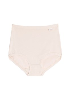 Beżowe figi damskie z wysokim stanem plus size ADD08, Kolor beżowy, Rozmiar 4XL, Cotonella ze sklepu Intymna w kategorii Majtki damskie - zdjęcie 184116861