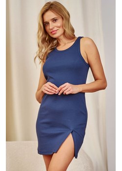 Doctor Nap granatowa koszula nocna damska TM.7246.NAVY_BLUE, Kolor granatowy, Rozmiar S, Doctor Nap ze sklepu Intymna w kategorii Koszule nocne - zdjęcie 184118422