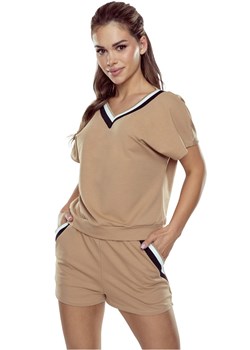Komplet homewear beżowy piżama Eliza, Kolor beżowy, Rozmiar S, Eldar ze sklepu Intymna w kategorii Piżamy damskie - zdjęcie 184119222