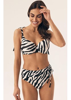 Esotiq góra od bikini usztywniana Zibraz 42384-01X, Kolor kremowo-czarny, Rozmiar 70G, Esotiq ze sklepu Intymna w kategorii Stroje kąpielowe - zdjęcie 184120512