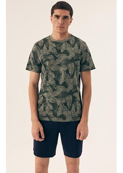 Henderson bawełniana piżama męska South 42599-77X, Kolor zielony-wzór, Rozmiar 2XL, Henderson ze sklepu Intymna w kategorii Piżamy męskie - zdjęcie 184120632