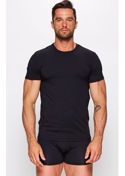 Koszulka męska t-shirt z krótkim rękawem czarny 01/9-82/1, Kolor czarny, Rozmiar M, Fabio Undercare ze sklepu Intymna w kategorii Podkoszulki męskie - zdjęcie 184122614