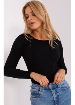 Sweter z golfem czarny PM-SW-1087.09, Kolor czarny, Rozmiar S/M, P-M ze sklepu Intymna w kategorii Swetry damskie - zdjęcie 184123272