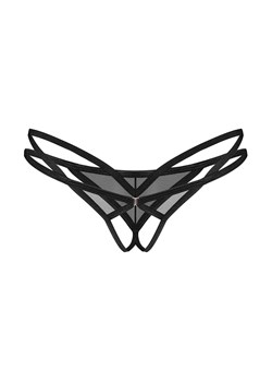 Freedom stringi otwarte Euridia by Obsessive, Kolor czarny, Rozmiar XS/S, Freedom ze sklepu Intymna w kategorii Majtki damskie - zdjęcie 184123831