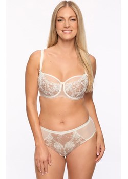 Gaia biustonosz półusztywniany semi-soft Kasandra 1283, Kolor ecru-mocca, Rozmiar 70D, Gaia ze sklepu Intymna w kategorii Biustonosze - zdjęcie 184124492