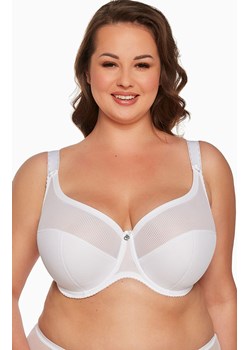 Gaia biustonosz półusztywniany semi-soft biały Sonia Maxi Art. 1058, Kolor biały, Rozmiar 100D, Gaia ze sklepu Intymna w kategorii Biustonosze - zdjęcie 184124592