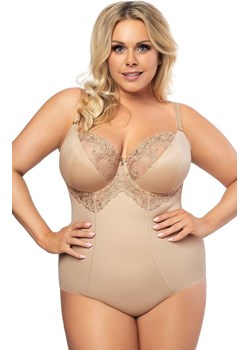 Wyszczuplające cieliste body damskie z miseczkami K356 Gala, Kolor beżowy, Rozmiar 80C, Gorsenia ze sklepu Intymna w kategorii Body damskie - zdjęcie 184125370