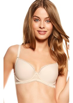 Gładki biustonosz push-up z odpinanymi ramiączkami beżowy Julietta 23444-80X, Kolor beżowy, Rozmiar 65C, Henderson ze sklepu Intymna w kategorii Biustonosze - zdjęcie 184126871