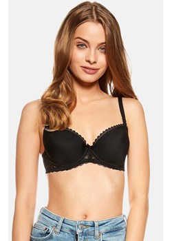 Gładki biustonosz push-up czarny z odpinanymi ramiączkami Julietta 23444-99X, Kolor czarny, Rozmiar 65C, Henderson ze sklepu Intymna w kategorii Biustonosze - zdjęcie 184127001
