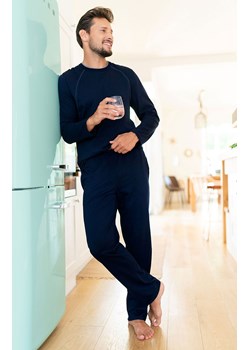 Niko piżama męska dł.dł., Kolor granatowy, Rozmiar M, Italian Fashion ze sklepu Intymna w kategorii Piżamy męskie - zdjęcie 184129171