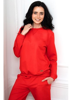 Komplet dresowy czerwony z długim rękawem i długimi spodniami Panama, Kolor czerwony, Rozmiar S, Italian Fashion ze sklepu Intymna w kategorii Komplety i garnitury damskie - zdjęcie 184129254
