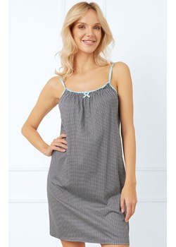 Koszula nocna na wąskich ramiączkach Tarisa, Kolor czarno-biały, Rozmiar S, Italian Fashion ze sklepu Intymna w kategorii Koszule nocne - zdjęcie 184129880