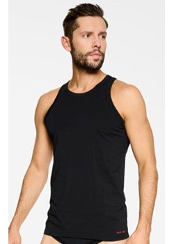 Czarny bawełniany podkoszulek męski tank top Brass 19776, Kolor czarny, Rozmiar L, Rene vilard ze sklepu Intymna w kategorii T-shirty męskie - zdjęcie 184130331