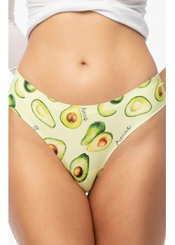 Julimex figi damskie Avocado Simple Brasil, Kolor żółto-zielony, Rozmiar L, Julimex ze sklepu Intymna w kategorii Majtki damskie - zdjęcie 184130504