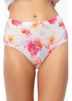 Julimex figi damskie wysokie Peony Simple Maxi, Kolor biały-kwiaty, Rozmiar L, Julimex ze sklepu Intymna w kategorii Majtki damskie - zdjęcie 184130904