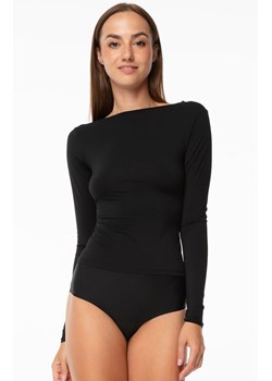 Bluzka damska z długim rękawem czarna Simple Longsleeve, Kolor czarny, Rozmiar L, Julimex - id: 195161 - marki Julimex - 184131030 Bluzka damska z długim rękawem czarna Simple Longsleeve, Kolor czarny, Rozmiar L, Julimex ze sklepu Intymna w kategorii Bluzki damskie - zdjęcie 184131030