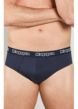 Kappa granatowe slipy męskie bawełniane w sportowym stylu 2-pack K1111, Kolor granatowy, Rozmiar S, Kappa ze sklepu Intymna w kategorii Majtki męskie - zdjęcie 184131134