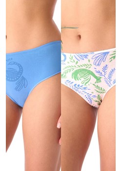 2-pack bambusowe kolorowe figi damskie midi bikini LPC 556, Kolor multicolour, Rozmiar S, Key ze sklepu Intymna w kategorii Majtki damskie - zdjęcie 184131261
