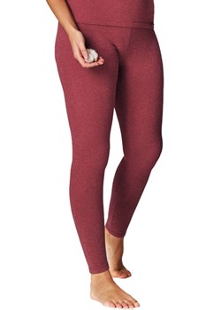 Key legginsy Hot Touch z wąską gumką w pasie bordowe LXL 729 1 BO, Kolor bordowy, Rozmiar S, Key ze sklepu Intymna w kategorii Spodnie damskie - zdjęcie 184131493