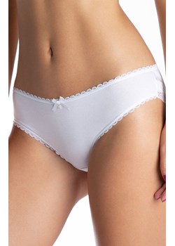 Bawełniane białe figi damskie mini bikini 2-pack L-4000MB-01, Kolor biały, Rozmiar L, LAMA - id: 175546 - marki Lama - 184132633 Bawełniane białe figi damskie mini bikini 2-pack L-4000MB-01, Kolor biały, Rozmiar L, LAMA ze sklepu Intymna w kategorii Majtki damskie - zdjęcie 184132633