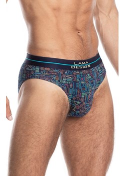 2-pack bawełniane męskie slipy standard M-993SD, Kolor multicolour, Rozmiar L, LAMA ze sklepu Intymna w kategorii Majtki męskie - zdjęcie 184132754
