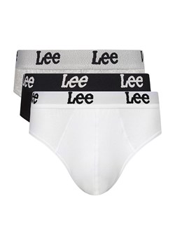 Lee 3-pack bawełniane slipy męskie Patrick, Kolor biało-szaro-czarny, Rozmiar S, LEE ze sklepu Intymna w kategorii Majtki męskie - zdjęcie 184133030
