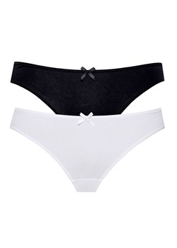 2-pack figi damskie F-MN-60/01, Kolor biało-czarny, Rozmiar L, leptir ze sklepu Intymna w kategorii Majtki damskie - zdjęcie 184133124