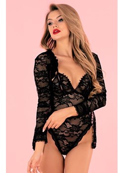 Silomin LC 1401 body i narzutka, Kolor czarny, Rozmiar S/M, LivCo Corsetti Fashion ze sklepu Intymna w kategorii Body damskie - zdjęcie 184133830