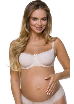 Biustonosz miękki soft beżowy Gracja 1381, Kolor beżowy, Rozmiar 70C, Lupoline ze sklepu Intymna w kategorii Bielizna ciążowa - zdjęcie 184134604