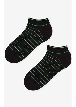 Marilyn stopki męskie czarne w paseczki Stripes 2, Kolor czarno-zielony-wzór, Rozmiar 41-45, Marilyn ze sklepu Intymna w kategorii Skarpetki damskie - zdjęcie 184135472
