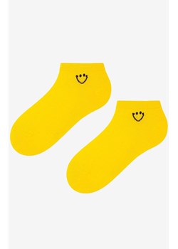 Marilyn bawełniane stopki damskie Smile, Kolor żółty, Rozmiar 36-40, Marilyn ze sklepu Intymna w kategorii Skarpetki damskie - zdjęcie 184135481