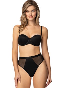 Biustonosz push-up bardotka Capri M-0204/12, Kolor czarny, Rozmiar 100B, Mat ze sklepu Intymna w kategorii Biustonosze - zdjęcie 184136090