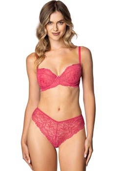 Biustonosz push-up malinowy Eternal M-4028/11, Kolor malinowy, Rozmiar 80E, Mat ze sklepu Intymna w kategorii Biustonosze - zdjęcie 184136300