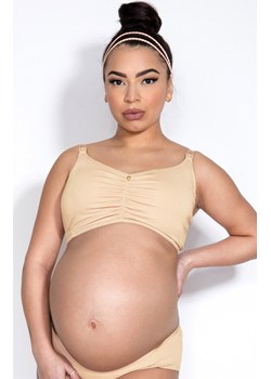 Beżowy biustonosz bez fiszbin do karmienia Mama bra, Kolor beżowy, Rozmiar 65C, Mitex - id: 173254 - marki Mitex - 184137720 Beżowy biustonosz bez fiszbin do karmienia Mama bra, Kolor beżowy, Rozmiar 65C, Mitex ze sklepu Intymna w kategorii Bielizna ciążowa - zdjęcie 184137720