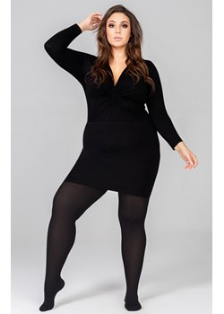 Gładkie rajstopy plus size Margaret II 50 DEN 3D, Kolor czarny (onyx), Rozmiar 5, Mona Queen Size ze sklepu Intymna w kategorii Rajstopy - zdjęcie 184139304
