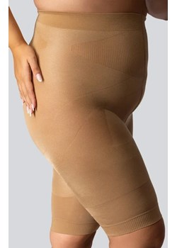 Szorty wyszczuplające z wysokim stanem ciemnobeżowe Smoothwear, Kolor ciemny beż (golden pearl), Rozmiar 6/7, Mona Queen Size ze sklepu Intymna w kategorii Bielizna wyszczuplająca - zdjęcie 184139552
