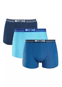 3-pack bokserki męskie 4224-1003 Retro, Kolor niebiesko-granatowy, Rozmiar M, Mustang ze sklepu Intymna w kategorii Majtki męskie - zdjęcie 184139702