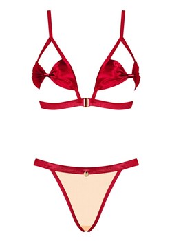 Rubinesa komplet 2-częściowy, Kolor czerwony, Rozmiar S/M, Obsessive - id: 155254 - marki Obsessive - 184142691 Rubinesa komplet 2-częściowy, Kolor czerwony, Rozmiar S/M, Obsessive ze sklepu Intymna w kategorii Komplety bielizny damskiej - zdjęcie 184142691