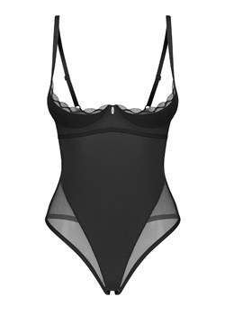 Obsessive body damskie o otwartym kroju Stelisa, Kolor czarny, Rozmiar S/M, Obsessive ze sklepu Intymna w kategorii Body damskie - zdjęcie 184142854