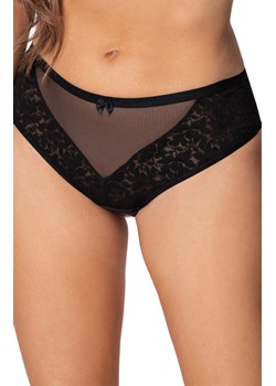 Majtki brazyliany z wysokim stanem czarne Laila, Kolor czarny, Rozmiar S, PariPari Lingerie ze sklepu Intymna w kategorii Majtki damskie - zdjęcie 184143433