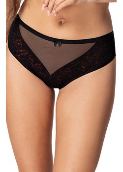 Majtki brazyliany z wysokim stanem czarno-czerwone Laila, Kolor czarno-czerwony, Rozmiar S, PariPari Lingerie ze sklepu Intymna w kategorii Majtki damskie - zdjęcie 184143441