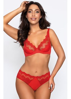 Sophia figi damskie brazylijskie czerwone, Kolor czerwony, Rozmiar S, PariPari Lingerie ze sklepu Intymna w kategorii Majtki damskie - zdjęcie 184143502