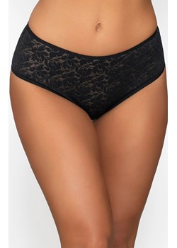 Figi damskie z wysokim stanem czarne Sylvie, Kolor czarny, Rozmiar S, PariPari Lingerie ze sklepu Intymna w kategorii Majtki damskie - zdjęcie 184143522