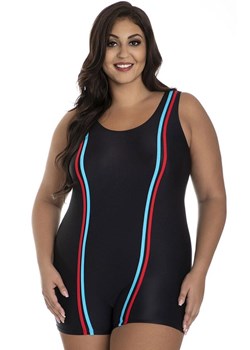 Jednoczęściowy strój kąpielowy plus size 608/01, Kolor czarny, Rozmiar 6XL, Primo ze sklepu Intymna w kategorii Stroje kąpielowe - zdjęcie 184144412