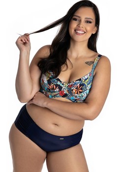 Dwuczęściowy strój kąpielowy plus size 530/3, Kolor granatowy-wzór, Rozmiar XL, Primo ze sklepu Intymna w kategorii Stroje kąpielowe - zdjęcie 184144583