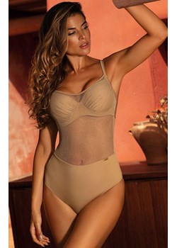 Jednoczęściowy strój kąpielowy Self S 964 V1CM4 Como 4, Kolor złoty, Rozmiar 38D/M, Self - id: 202900 - marki Self Collection - 184146504 Jednoczęściowy strój kąpielowy Self S 964 V1CM4 Como 4, Kolor złoty, Rozmiar 38D/M, Self ze sklepu Intymna w kategorii Stroje kąpielowe - zdjęcie 184146504