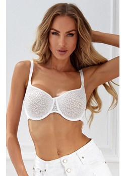 DKNY koronkowy biustonosz soft z fiszbinami DK4019, Kolor biały, Rozmiar 70A, DKNY ze sklepu Intymna w kategorii Biustonosze - zdjęcie 184147571