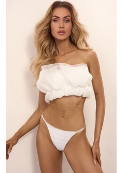 Białe stringi damskie sznureczki Siva LC 6065, Kolor biały, Rozmiar S, LivCo Corsetti Fashion ze sklepu Intymna w kategorii Majtki damskie - zdjęcie 184148181