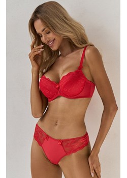 Vesta czerwony biustonosz push-up z odpinanymi ramiączkami, Kolor czerwony, Rozmiar 70C, PariPari Lingerie ze sklepu Intymna w kategorii Biustonosze - zdjęcie 184148300